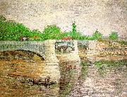 Vincent Van Gogh The Seine with the Pont de la Grand Jatte oil painting